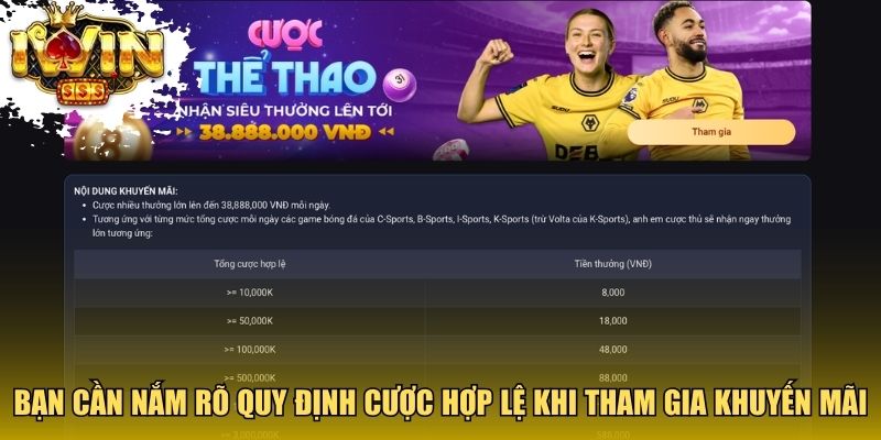 Bạn cần nắm rõ quy định cược hợp lệ khi tham gia khuyến mãi