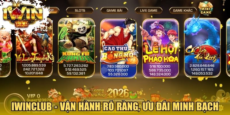 Iwinclub - Vận hành rõ ràng, ưu đãi minh bạch